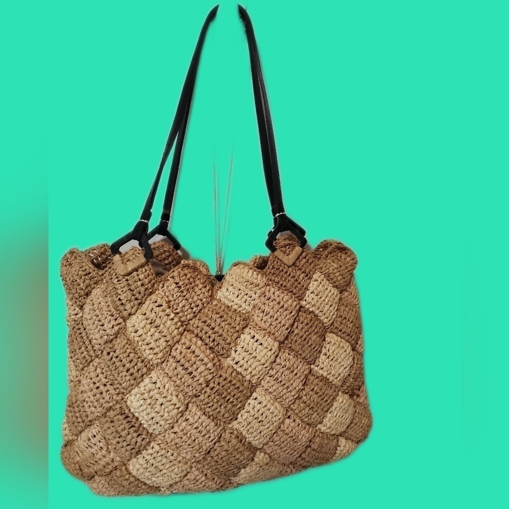 Annabel Ingall Raffia Tote Bag - Picture 2 of 10